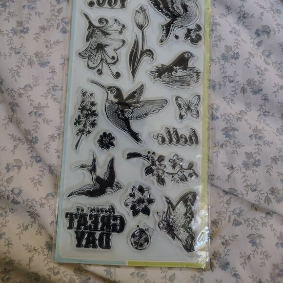 Inkadinkado Spring Stamps (NEW) - Picture 2 of 3